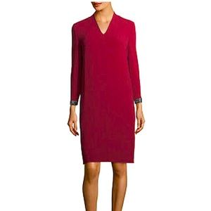 ESCADA: Duava Black Cherry Dress